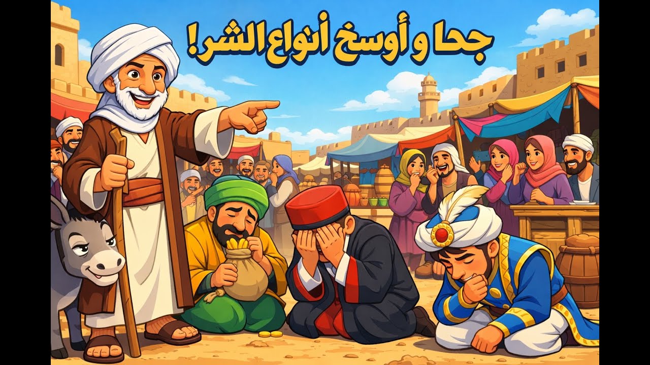 شاهد كيف أذل جحا الأمراء والفسدة بذكاء خارق.. لن تصدق ما فعله!