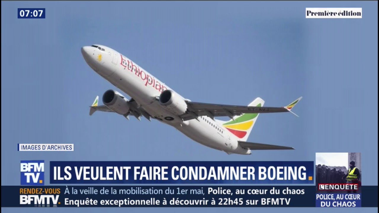 Crash d'Ethiopian Airlines: des proches des victimes veulent faire condamner Boeing bfmtv i shot the sheriff