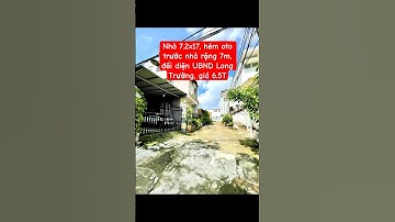 Bán gấp nhà 7.2x17, đối diện Uỷ Ban Phường Long Trường Quận 9, giá 6.5T! #nhà_phố_quận_9