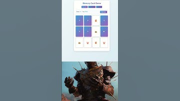 Making Mini project🚀 Memory-Card-Game Using #html #css #javascript #gaming