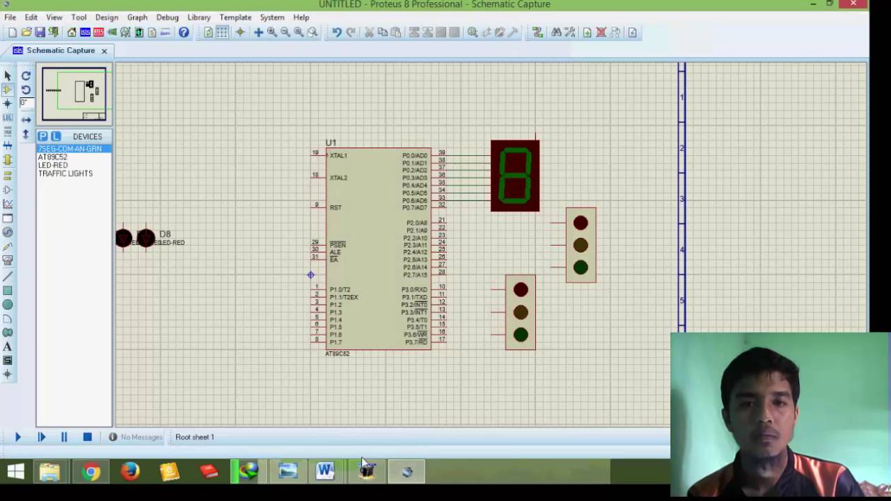 TUGAS LAB ELEKRONIKA PROTEUS 8 - YouTube