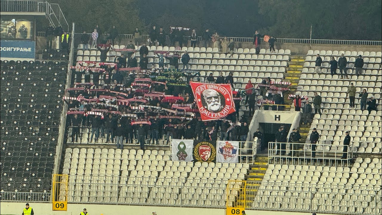 Crveni Đavoli u Humskoj (Partizan - Radnički KG 2:2, 10.11.2024.)