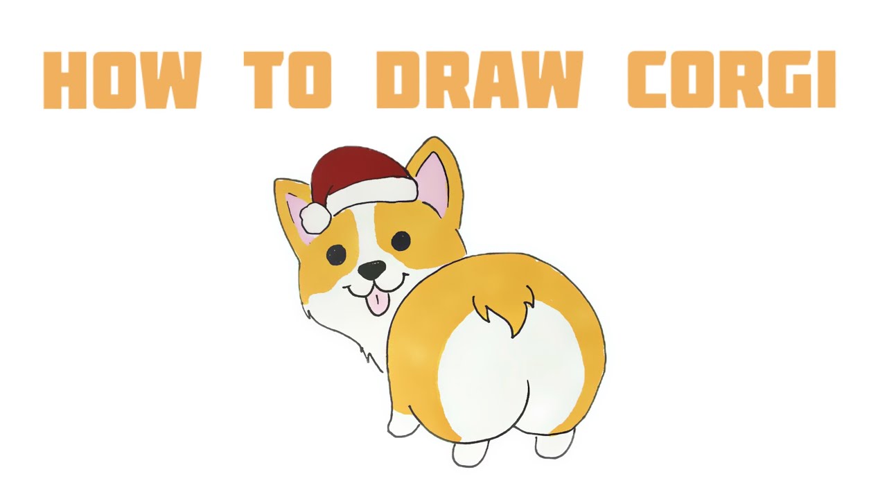 How to Draw Corgi: Lovable Breed of Dog Portrait in Minutes – Unlock ...