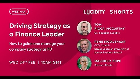 Driving Business Strategy as a Finance Director | #CFO #businesstips #businessaccounting