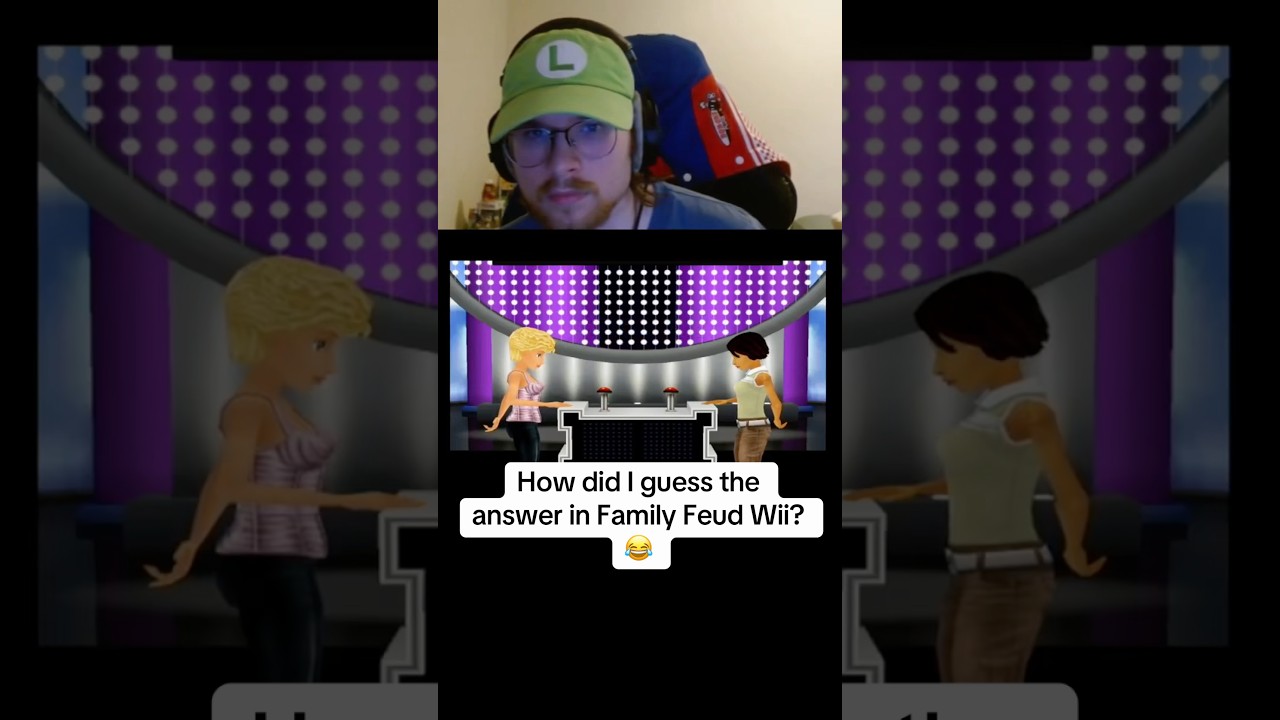 I Guessed The Answer In Family Feud Wii 😂