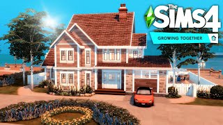 The Sims 4 | GROWING TOGETHER - 2 Moms, 3 Children, Suburban Home - Speed Build (No CC)