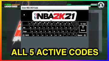 ALL 5 ACTIVE LOCKER CODES IN NBA 2K21 MY TEAM | WORKING LOCKER CODES
