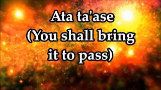 Keren Silver - Ata Ta’ase (You Shall Bring It to Pass) - Lyrics and Translation chords