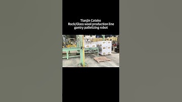 rock wool production line - gantry palletizing robo