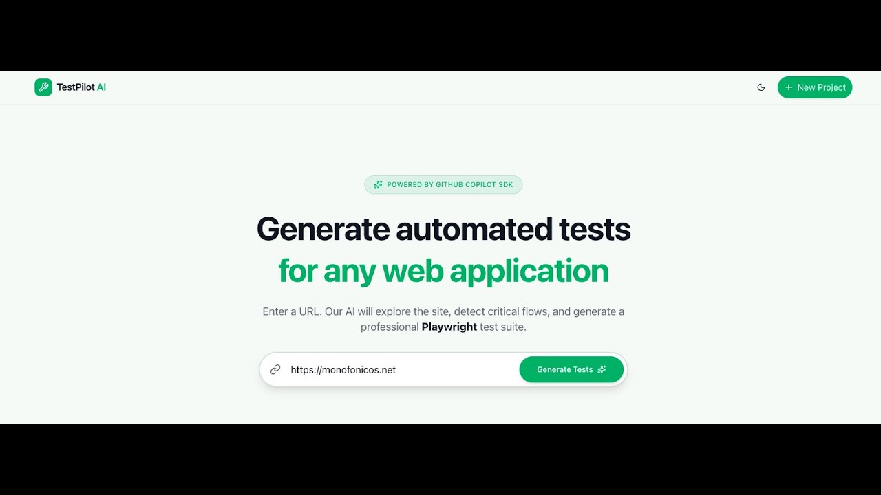 TestPilot.AI - Copilot SDK Contest Submission