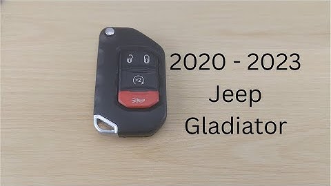 How To Replace or Change Jeep Gladiator Remote Key Fob Battery 2020 - 2023