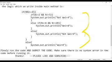 HackerRank Day 3 Intro to Conditional Statements