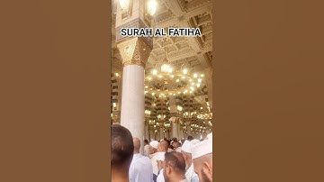 Surah Al Fatiha Beautiful Madinah Masjid Nabawi With سورة الفاتحة #egzonibrahimi #surahefatiha