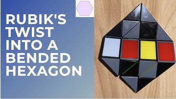 How to make a Bended Hexagon with the Rubik’s Twist/Snake Cube (24 blocks)