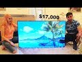 MY NEW $17,000 LG SIGNATURE OLED TV W !!!