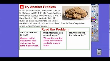 Use Tables to Compare Ratios - Lesson 4.4