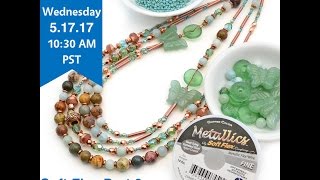 FB Live beadshop.com Soft Flex Part 2! Now we string! Wealth