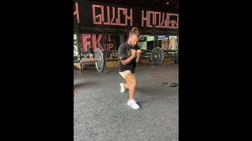 Zercher split squat