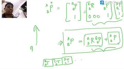 Robotic Manipulators: Recap on Transformation matrix