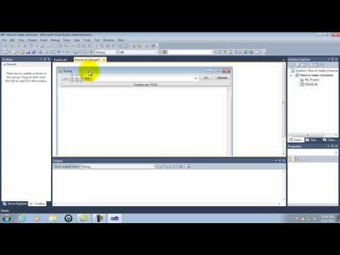 VB Tutorial -  How to make a Internet Browser