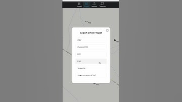Import and export formats in Emlid Flow