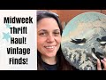 Thrift Haul! Shop Along at New Thrift Stores! Vintage Decor