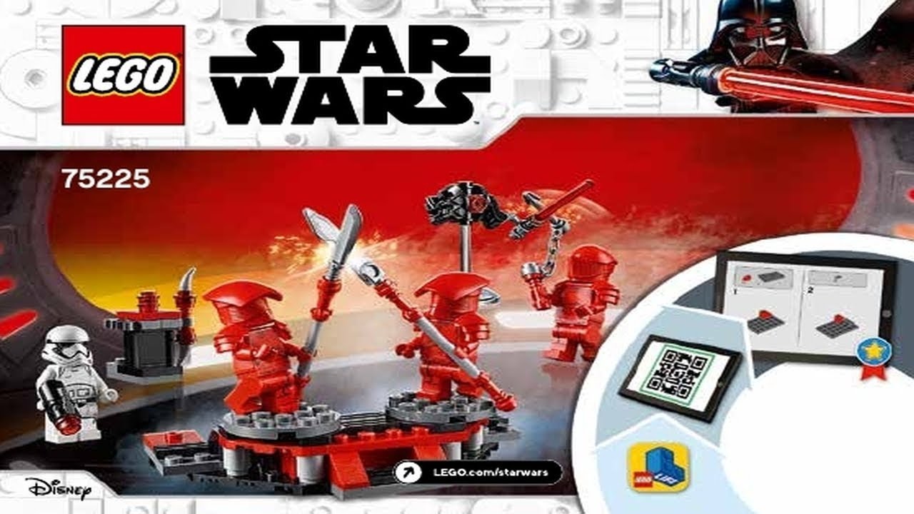 LEGO instructions - Star Wars - 75225 - Elite Praetorian Guard Battle Pack  - YouTube