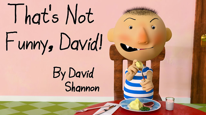 ✨ "That's Not Funny, David" Comes to Life! Animated Children's Book! 🎬
