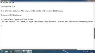 2.3 Selenium Tools
