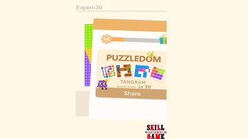 Puzzledom - Tangram - Expert Level 1 - 50 - Walkthrough