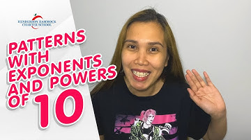 Patterns  with exponents and powers of 10