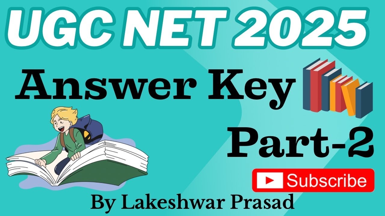 UGC NET June 2025 Library Science  Answer Key Part -2