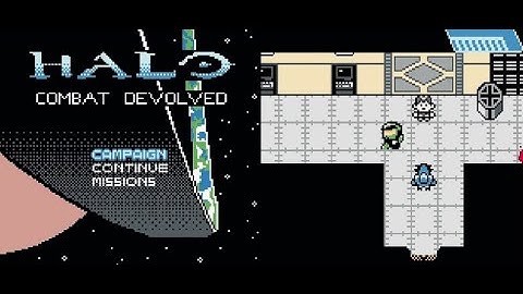 Halo: Combat Devolved (Demake) Game Boy Color - Walkthrough (Demo 1 lvl)