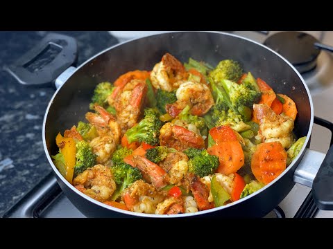 Download Shrimp with Vegetables! It is so delicious that you will keep making it over and over
