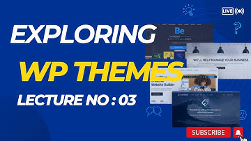 Exploring Wordpress Themes | WordPress Crash Course for Beginners in URDU | HINDI |  Lecture No 03