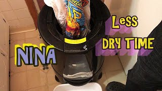 Portable Clothes Drying Machine -The Laundry Alternative NINA BLACK