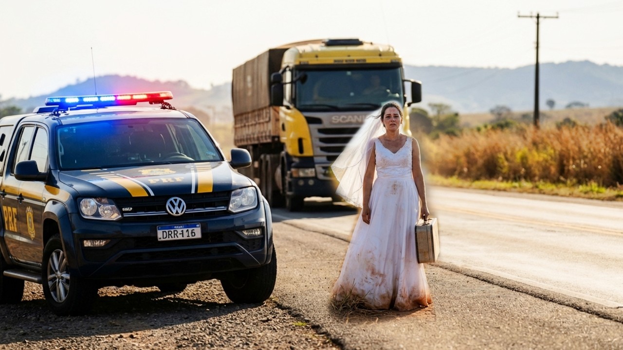 DEI CARONA A UMA NOIVA FUGINDO O NOIVO PRF PAROU MEU CAMINHÃO NA BR-116! ELA AINDA DE VESTIDO BRANCO