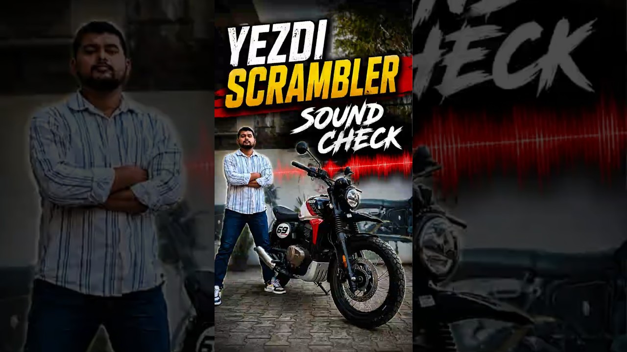 Yezdi Scrambler 2026 Exhaust Sound | Pure Off-Road Beast Vibes!