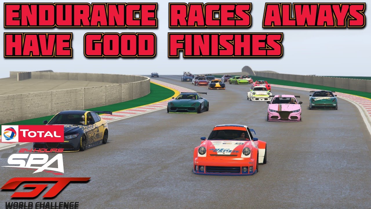An Exciting End To A 24h Of Spa Race | GTA 5