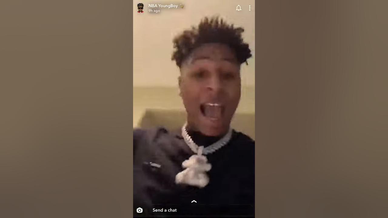NBA YoungBoy stunting with the icy monkey chain on 🐒 - YouTube
