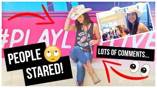 I Dressed Like A COWGIRL AT PLAYLIST LIVE 2019!