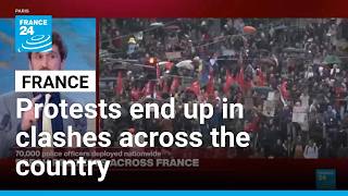 France: Protests continue while police fire tear gas at demonstrators • FRANCE 24 English