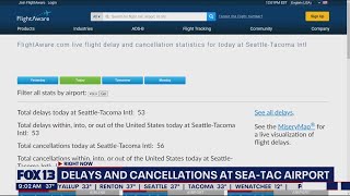 Delays and cancelations at Sea-Tac Airport | FOX 13 Seattle