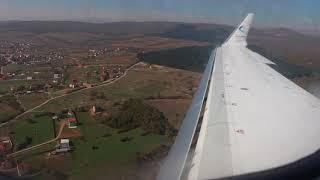 Aterizarea avionului în aeroportul Pristina/Kosovo
