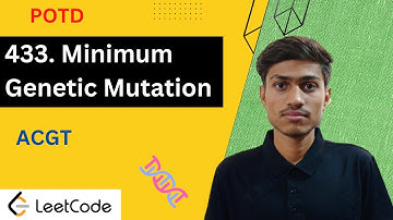 433. Minimum Genetic Mutation | Minimum Genetic Mutation Leetcode | Minimum Genetic Mutation