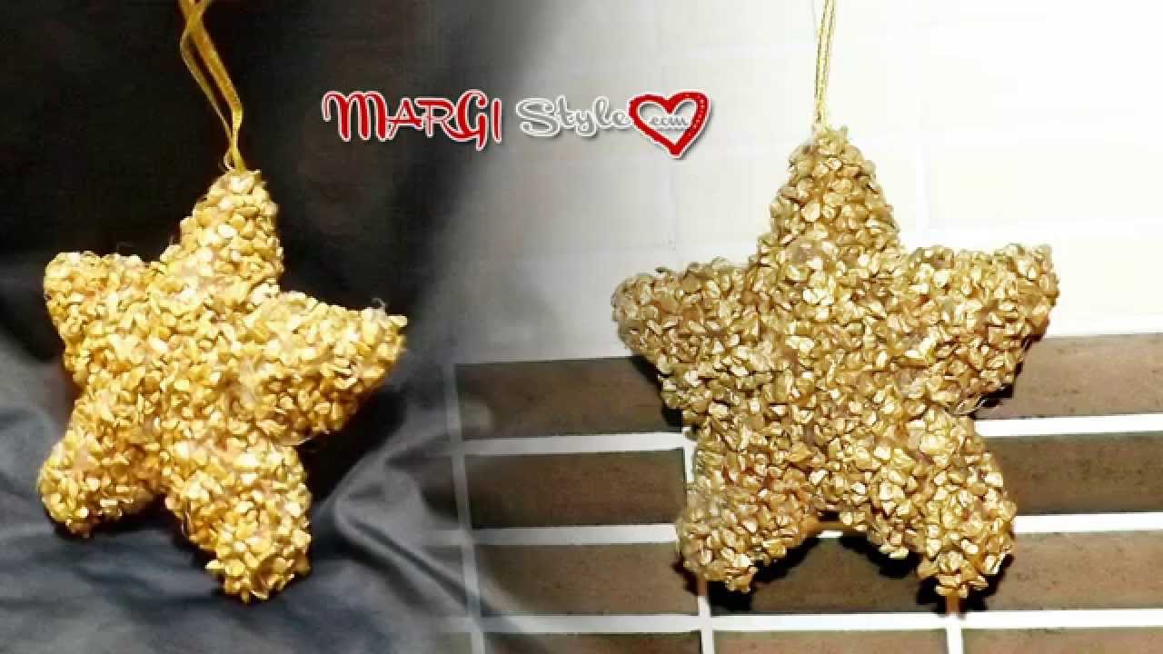 Decorazione stella in polistirolo fai da te youtube Youtube fai da te casa
