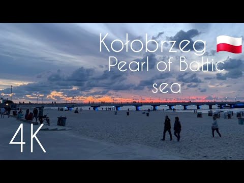 [ 4K,60ftps ] Kołobrzeg, Poland 🇵🇱 Best Holiday City in Poland🌍🌞 Relaxing walk🚶🗺