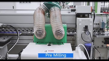 PE-668J-2S-C Side holes drilling Edge banding machine,带字幕