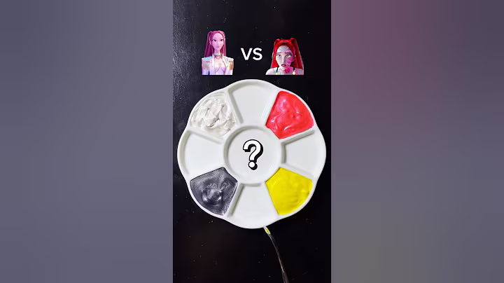 Kpop demon hunters color mixing （Part25) #kpopdemonhunters #colormixing