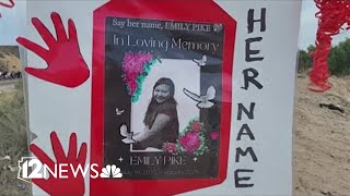 Family, friends and community demand justice for Emily Pike, 1 year after she was reported missing